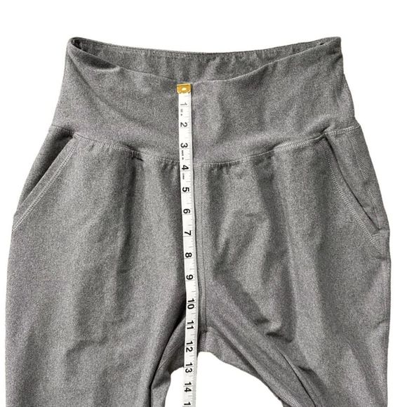 Old Navy Active Powersoft Go-Dry Heather Gray High Rise Legging Joggers Medium - Picture 6 of 11